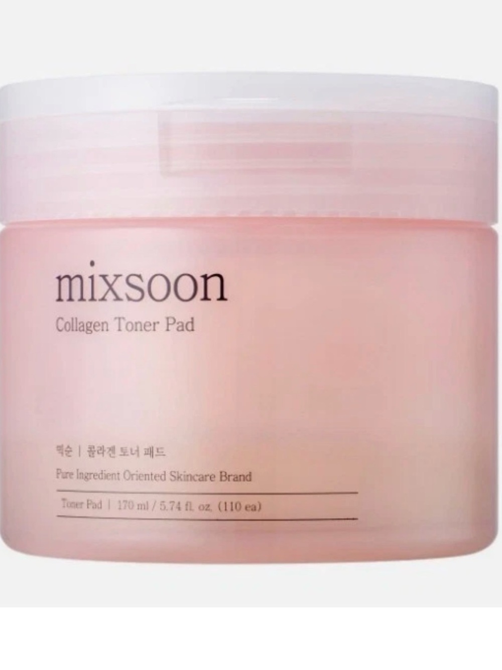 mixsoon Collagen Toner Pad - Soft Pink Jar